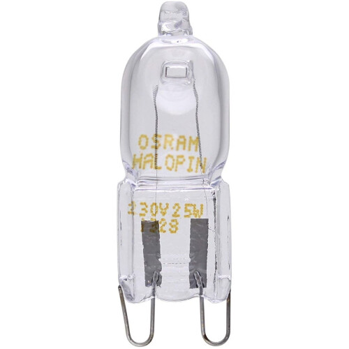 OSRAM Osram Oven Halogen Capsule Bulb, G9, 25 W