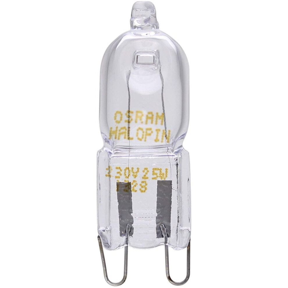 Osram Oven Halogen Capsule Bulb, G9, 25 W