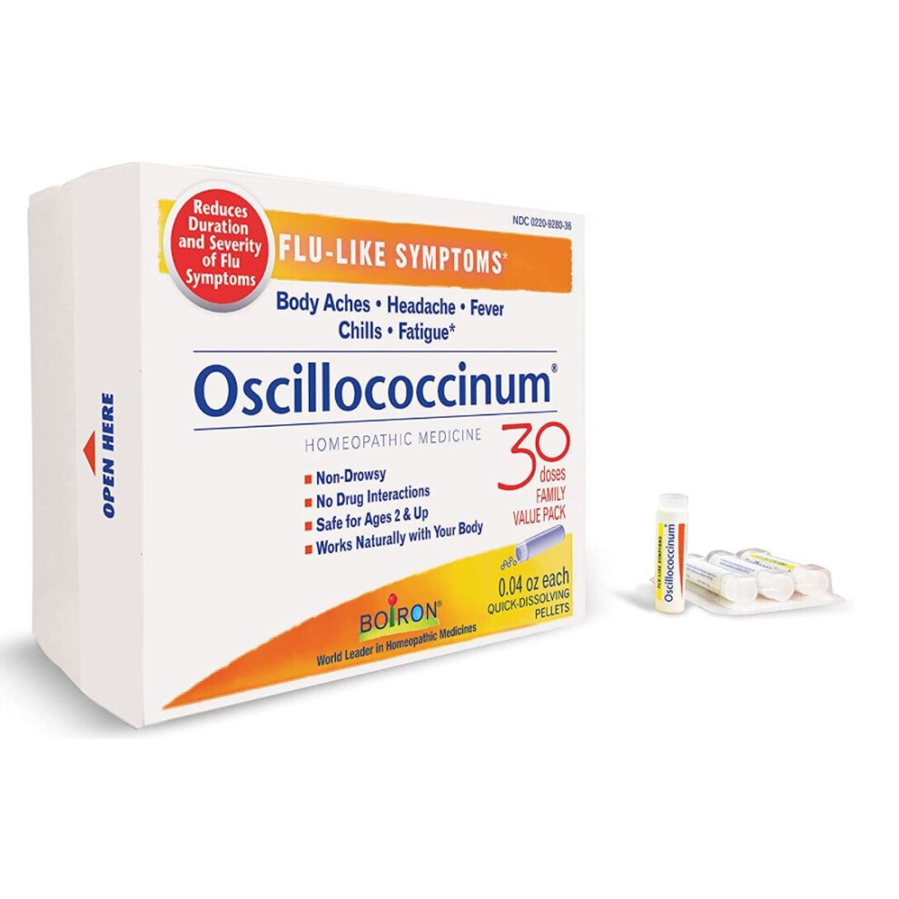 Boiron Oscillococcinum Natural Relief for Flu-Like 30 doses UK seller