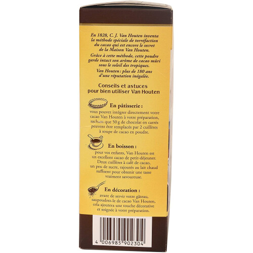 Van Houten 's pure cocoa 250g case 2