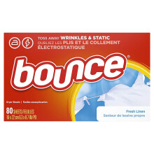 Bounce Dryer Sheets - Fresh Linen - 80 ct