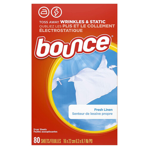 Bounce Dryer Sheets - Fresh Linen - 80 ct 1