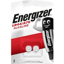 Energizer LR44/A76 Alkaline Batteries, 1.5V, Pack of 2