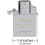 Zippo Zippo Unisex's Butane Lighter Insert-Double Torch, Silver, One Size 8