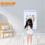 VIZ-PRO Light Melamine Tripod Whiteboard/Flipchart Easel, 90 x 60 cm 6