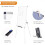 VIZ-PRO Light Melamine Tripod Whiteboard/Flipchart Easel, 90 x 60 cm 3