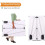 VIZ-PRO Light Melamine Tripod Whiteboard/Flipchart Easel, 90 x 60 cm 4