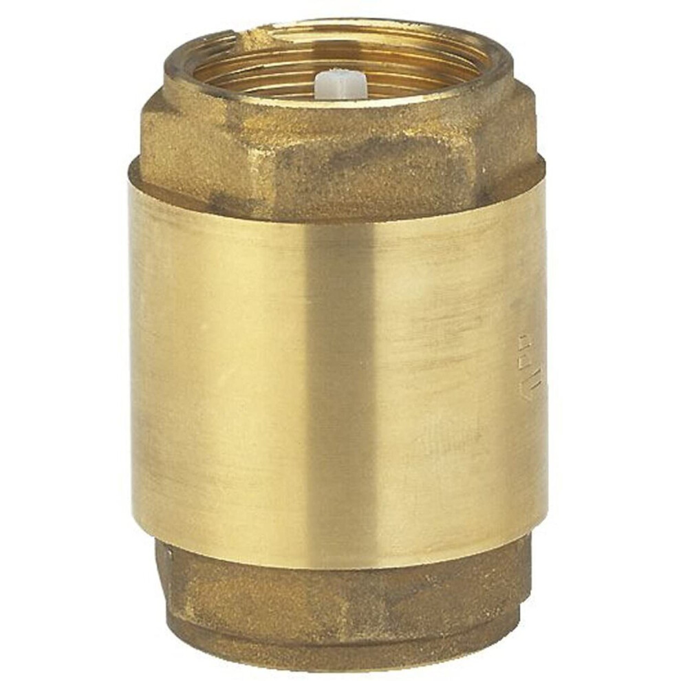 Gardena Brass Intermediate Valve: Check Valve Made Of Solid Brass, 26.5 Mm (3/4 ") - Thread, For Example For Connection To The Pump (7230-20) 4078500723008