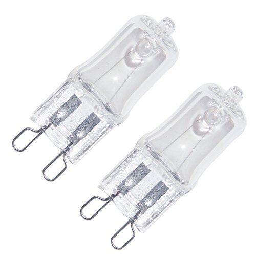Eveready Mains Voltage G9 25W Halogen Capsule Bulb Lamp 2 Pack