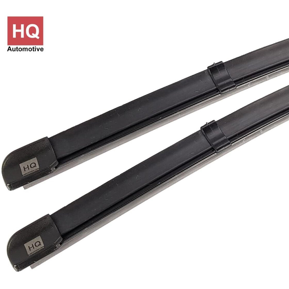 Fit Cayenne, Touareg Set Of Front Frameless Flat Aero Wiper Blades Hq Automotive - Adt62-622 Twin Box 5060538794005