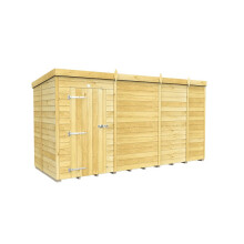 (5ft x 13ft Single Door Without Windows) Pent Shed 5ft x 13ft Fast & Free 2-5 Days Nationwide Delivery