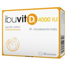 Ibuvit D3 4000 IU - 30 kapsułek