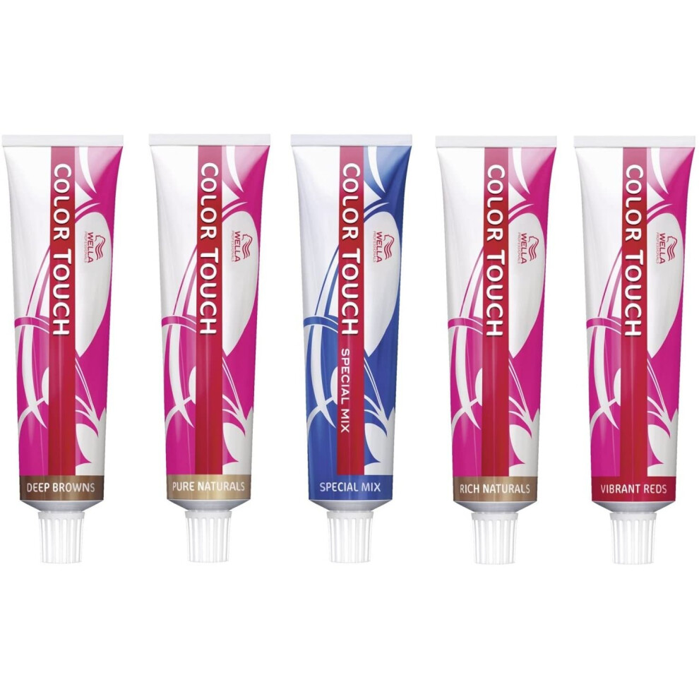 Wella Cream Demi-Permanent Colour Touch, Castaã±O Claro Viola Caoba