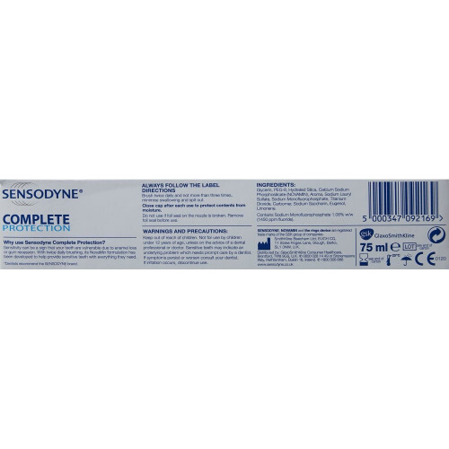 Sensodyne Sensodyne Complete Protection Toothpaste 75ml (PACK 6) 2