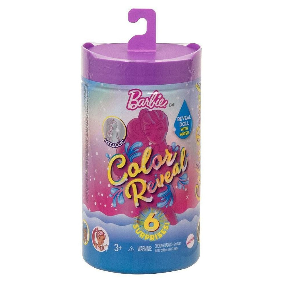 Barbie Gtt23 Chelsea Color Reveal Shimmer Doll
