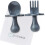 Grabease Self-Feeding Cutlery Set, Grey 1
