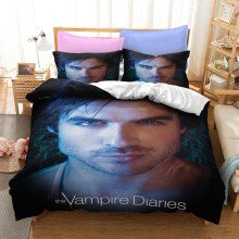 (Style 20, Double) The Vampire Diaries Bedding Single Double King Duvet Cover