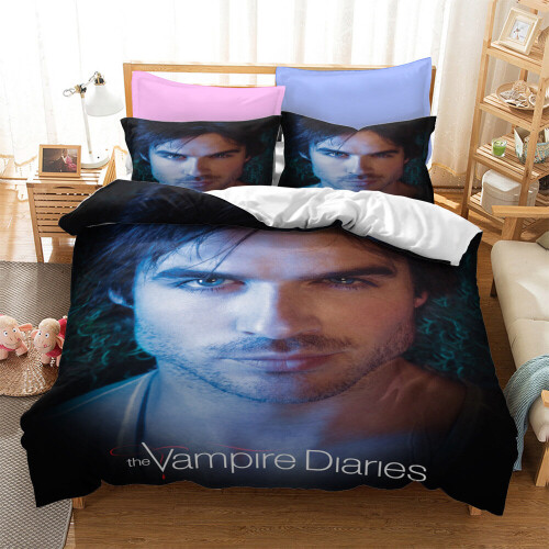 (Style 20, Double) The Vampire Diaries Bedding Single Double King Duvet Cover