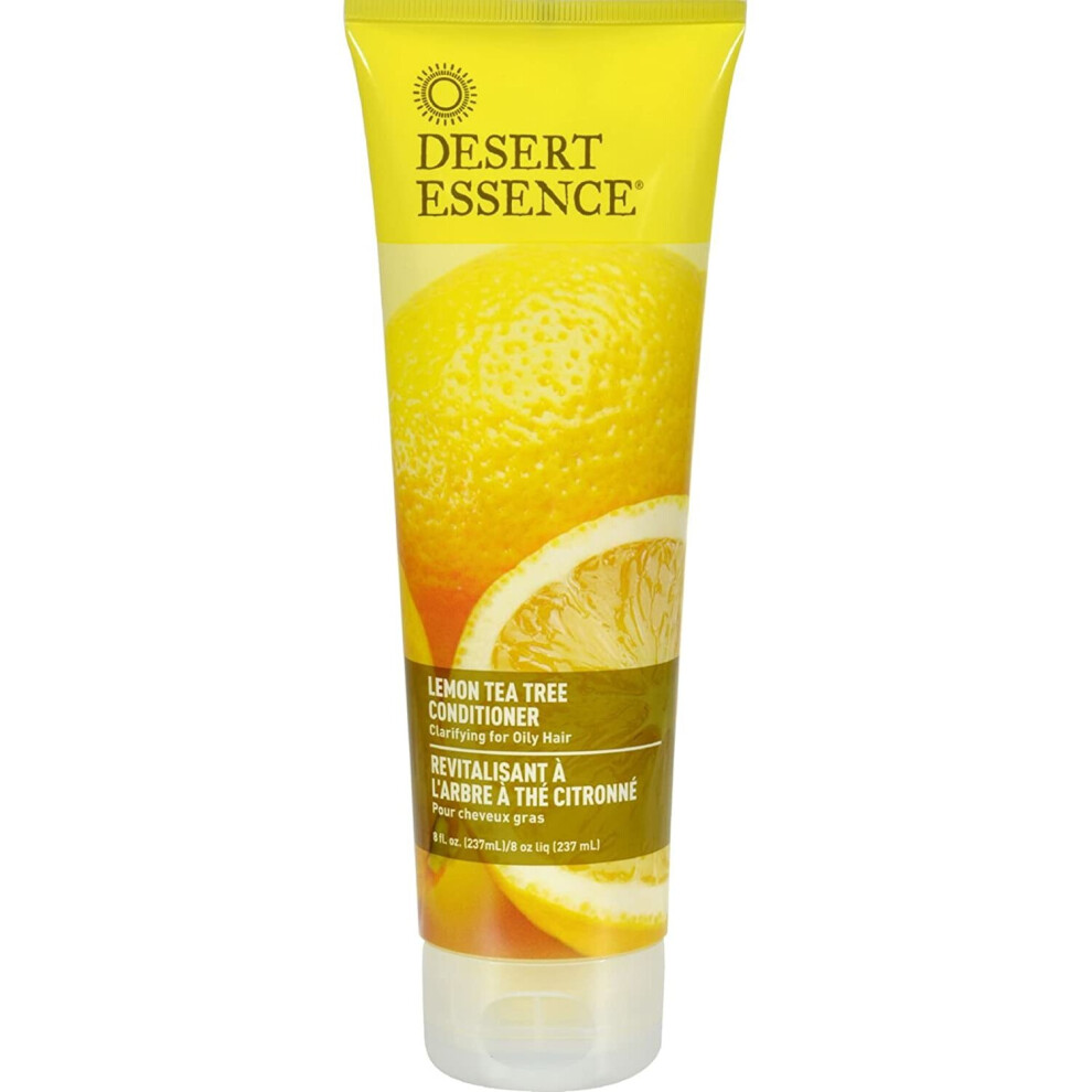 Desert Essence Cream - Lemon Tea Tree Conditioner, 8 Oz