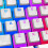 HyperX HyperX Pudding Keycaps - Full Key Set - PBT - White - English (US) Layout - 104 Key, Backlit, OEM Profile 4