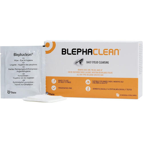 40 Blephaclean Sterile Eyelid Wipes 2