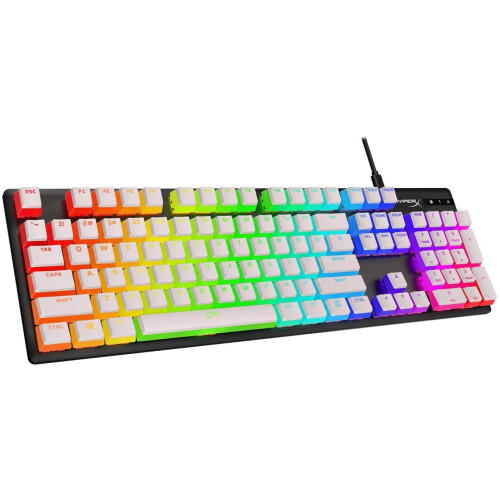 HyperX HyperX Pudding Keycaps - Full Key Set - PBT - White - English (US) Layout - 104 Key, Backlit, OEM Profile 1