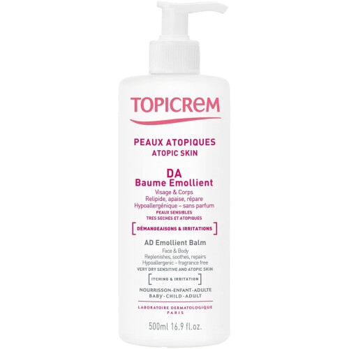 Topicrem Atopic Skin AD Emollient Balm 500 ml 1