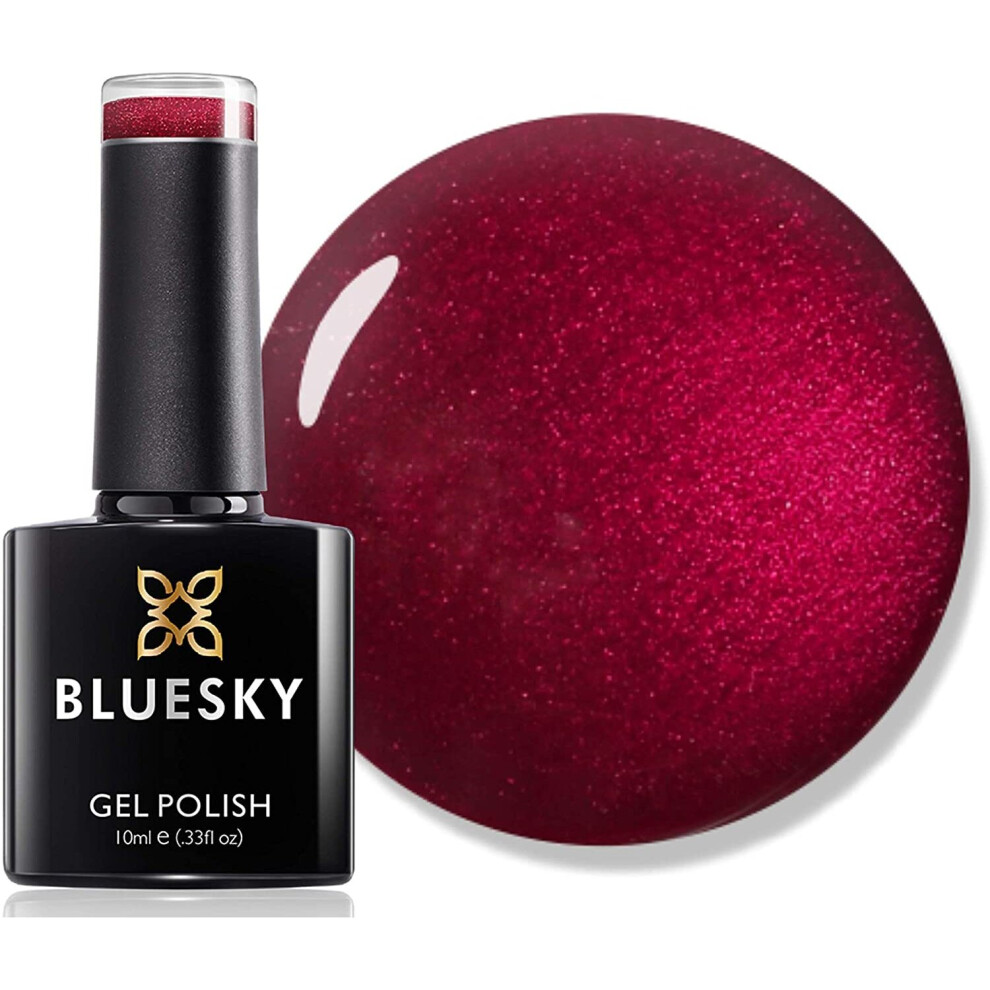 Bluesky Gel Nail Polish, Aw2020, Lady Snow Autumn And Winter 2020 Collection - Bansko, Aw2016 Red, Long Lasting, Chip Resistant, 10 Ml (Requires