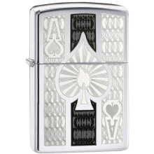 Zippo Windproof Lighter|Metal Long Lasting Zippo Lighter|Best with Zippo Lighter Fluid|Refillable Lighter| Perfect for Cigarettes Cigars