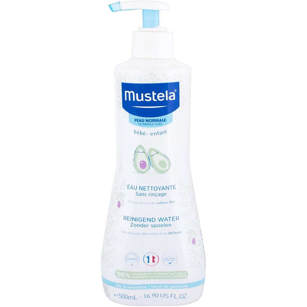 Mustela Cleansing Water No-Rinsing with Avocado 500ml