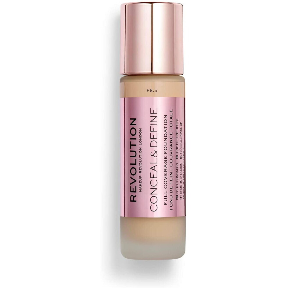 Makeup Revolution Conceal & Define Foundation F8.5