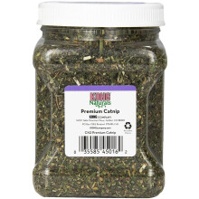 KONG Naturals Premium Catnip - North American-Grown, Field-Dried Leaf & Flower Cut, 2 x 2 oz
