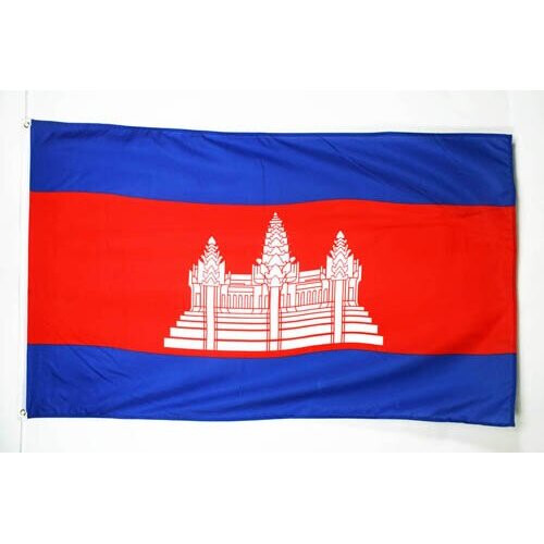 Table flag Royal Standard of Cambodia 21x14 cm