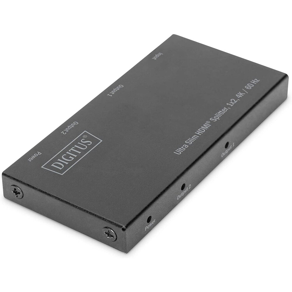 Ultra Slim Hdmi Splitter, 1X2, 4K/60Hz Hdr, Hdcp 2.2, 18 Gbps, Micro Usb Powered 4016032465058