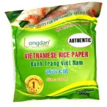 Longdan Vietnamese Rice Paper 22cm 500g