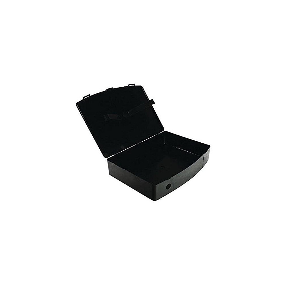 Q-Connect Black Q Connect Foolscap Polypropylene Box File