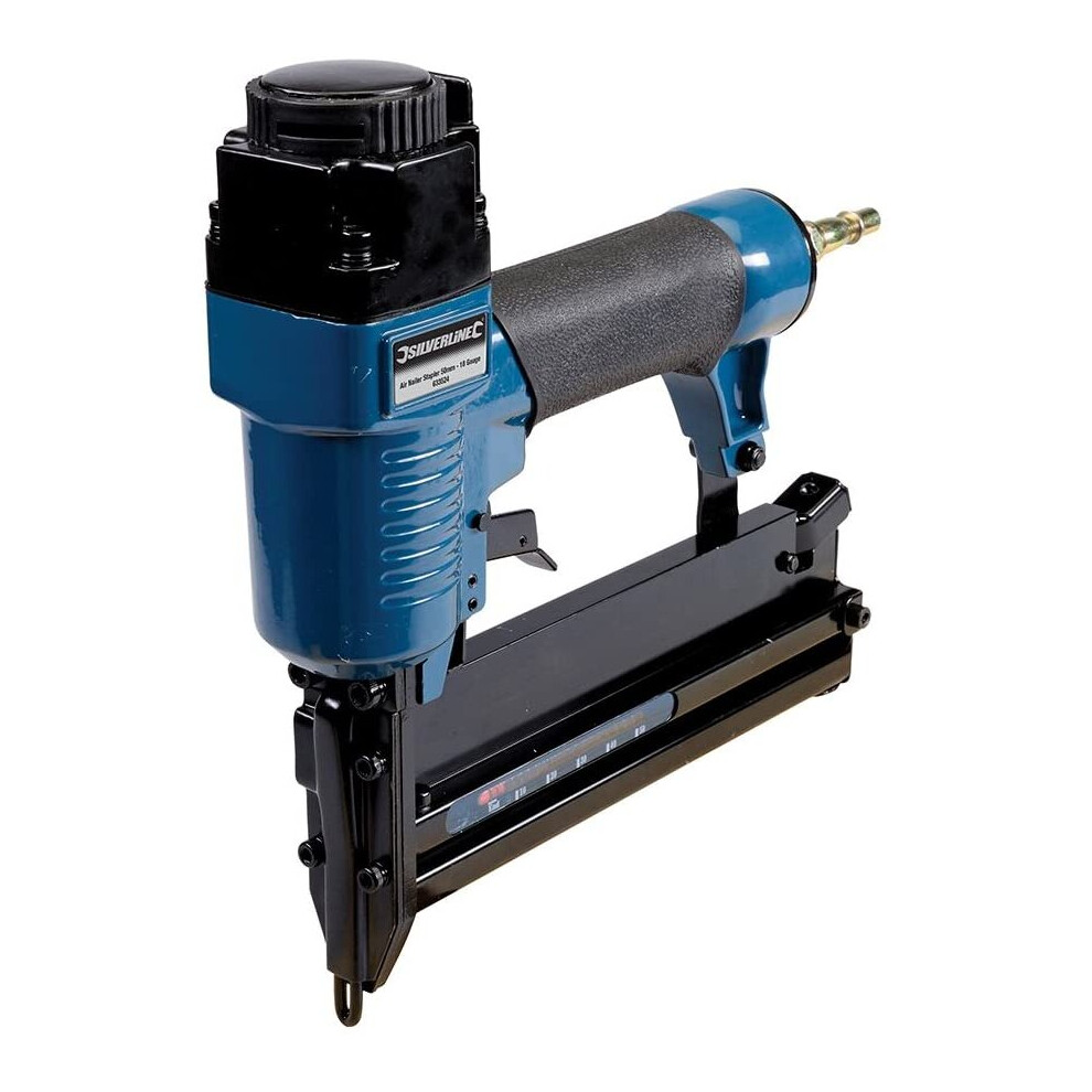 Silverline 633524 18 Gauge Air Nailer Stapler, 50 mm