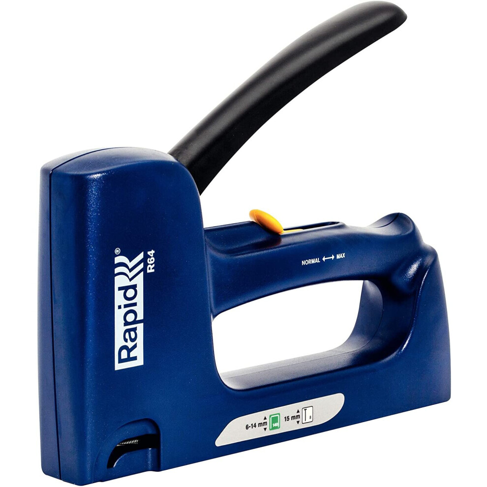 Rapid Staple Gun for Home Projects, Plastic Body, R64, 21000860