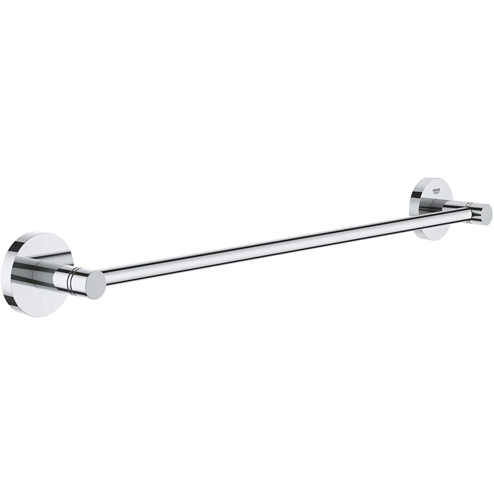 Grohe 40688001 Essentials Towel Rail, Chrome Silver