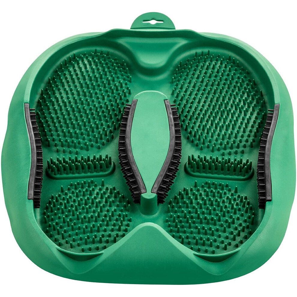 Premier Housewares Green Clean Step Mat Scraper Door Mat Plastic Home Door Mat Mud Door Mat Boot Scraper Doormat PVC Out Side Door Mat