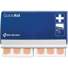 First Aid Only Quickaid Elastic Plaster Dispenser - Pack of 90