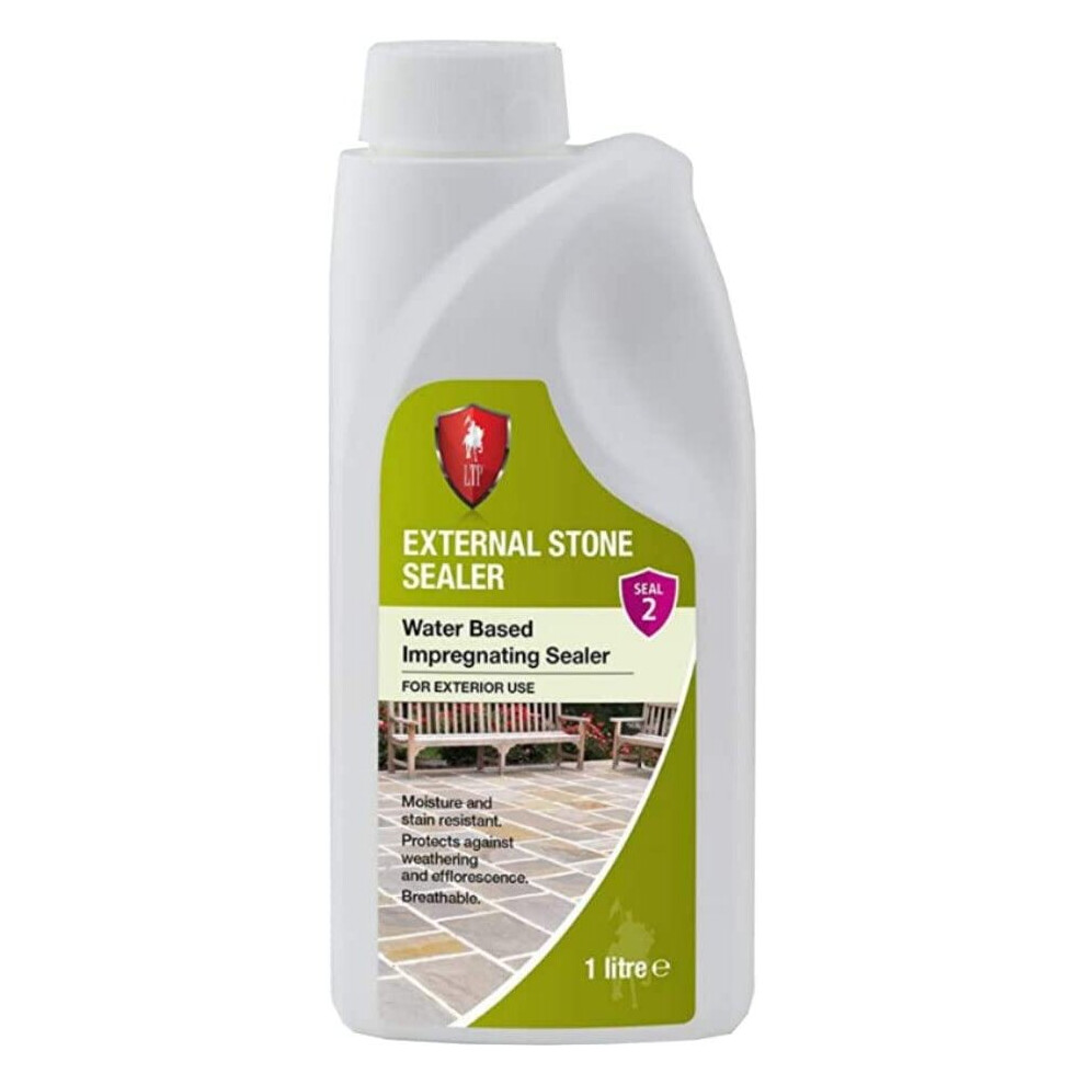 Ltp External Stone Sealer (1 Litre) - Water-Based Impregnating Exterior Sealer 5031220036017