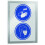 Durable DURAFRAME® Self-Adhesive Magnetic Frame, A4 Format in Red, Pack of 2 Frames, Document Frame for Professional Internal Signage 6