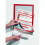 Durable DURAFRAME® Self-Adhesive Magnetic Frame, A4 Format in Red, Pack of 2 Frames, Document Frame for Professional Internal Signage 11