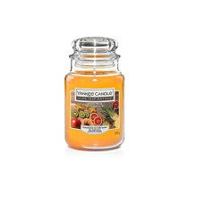 Yankee Candle Exotic Fruits - Mango, orange and pineapple softened with musk. Tropical summer scent - Large