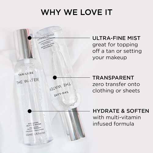 Tan-Luxe TAN-LUXE The Water - Medium/Mörk - Hydrerande Självbrun Mist 1