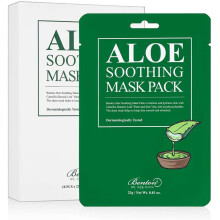 BENTON Aloe Soothing Mask Pack 23g 10 Paquete - Máscara Facial Hidratante y Refrescante