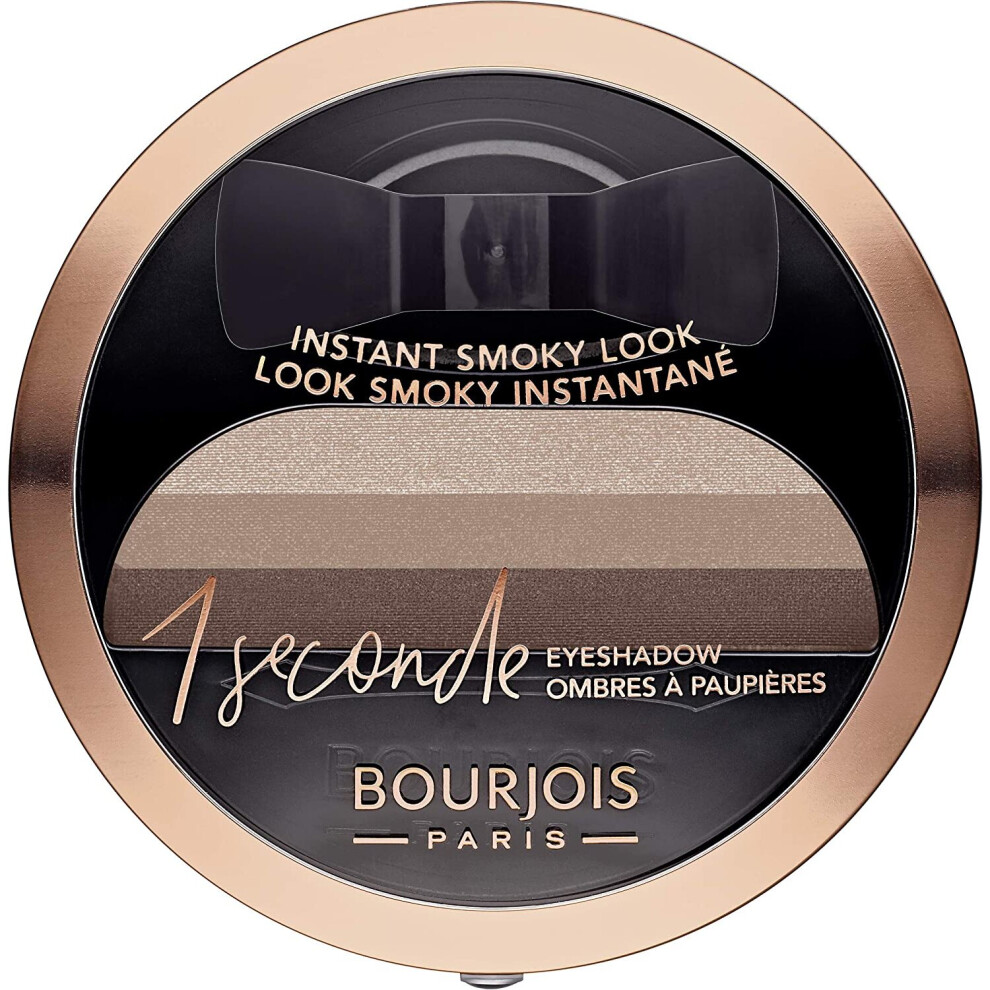 Bourjois Eyeshadow, 1 Second Eyeshadow, Smoky Light and Intense Colour, 06 Abracada Brown 3 g