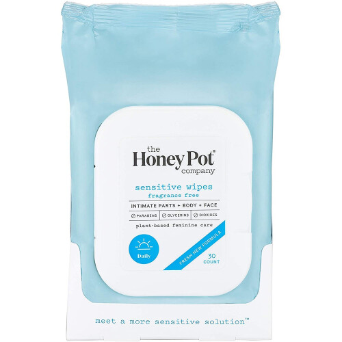 THE HONEY POT, SENSITIVE WIPES 30 CT