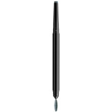 NYX Professional Makeup Precision Brow Pencil, Dual Ended With Flat Tip Pencil And Spoolie Brush, Vegan Formula, Shade: Charcoal